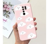 For Redmi 9 9C NFC 9A Case Liquid Silicone TPU Bumper Flower Jelly Women Fashion Coque Bumper For Xiaomi Redmi 9c Redmi9 Capas