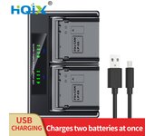 HQIX for Canon EOS 550D 700D 600D 650D Kiss Digital X7i X6i X5 X4 Rebel T2i T3i T4i T5i Camera LP-E8 Dual Charger Battery