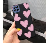 For Samsung Glaxy M33 5G Case SM-M336B Matte Soft Silicone Back Cover On Funda Samsung M33 M 33 Dinosaur Cute Cat Bumper Etui