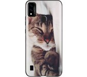 For ZTE Blade A51 Case Silicone Cute Cartoon Cats Wolf Printed Soft TPU Phone Cover 6.52" For ZTE Blade A51 A 51 BladeA51 Fundas