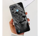 6.5" For Realme C21 Case Back Cover Transparent Soft TPU Phone Case For Realme C 21 Silicone Coque On RealmeC21 Painting Fundas