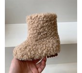 Botas de nieve para niños Zapatos de algodón para bebés de invierno Botas cortas Botas peludas para niñas
