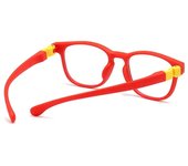 Gafas antiluz azul para niños y niñas, anteojos de silicona extraíbles para computadora, Marco ultraligero, protección ocular