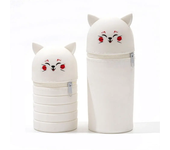 Silicone Pencil Case with  Closure Cartoon Animal Shape