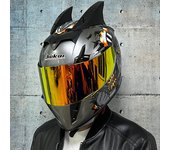 Casco integral moto mujer carretera trail aire libre hombre Equipo Protector