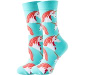 Autumn and Winter New Female Animal Mid tube Fruit Men's Cute Fashion Food Socks, Funny Long Socks