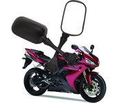 Black Motorcycle Rearview Side Mirrors for YAMAHA R1 2007-2008 YZF R6 2006-2007 for yamaha FZ1S FZ1-S 2006 2007 2008 2009 2010