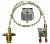 Asia camping stove propane filling adapter, outdoor LPG flat tube burner, gas holder coupler, container adapter
