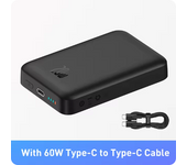 Baseus Power Bank 10000mAh 20W Mini Magnetic Wireless Fast Charge Auto-wake For iPhone 16 15 14 13 Pro Max Magsafe Powerbank