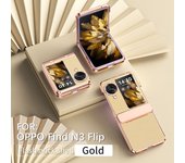 Cuero Lujo Flash diamond Galvanoplastia Bisagras Carcasa del teléfono móvil OPPO Find N3 Flip, Find N2 Flip, Funda protectora