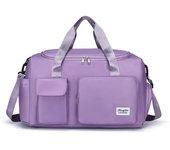 Bolso multifuncional para deportes al aire libre, bolsa de viaje, almacenamiento de gran capacidad, separación seca y húmeda, na