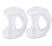 2Pcs=1Pair Silicone Toe Separator Finger Feet Care Protector Gel Toe Orthopedic Bunion Hallux Valgus Corrector Pedicure Spacer