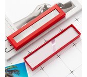 Creative Transparent Pen Gift Box Paper Box Pencil Case Pen Storage Box Rectangular Stationery Fountain Pen Case School Supplies