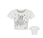 camisetas graciosas mujer verano 2025 tendencia top mujer elegante estampado de perro ropa de mujer ofertas alta calidad camisetas marca de lujo mujer