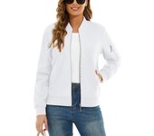 MAGCOMSEN Women's Waterproof Outwear Coats Bomber Jackets
