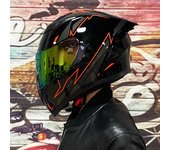 Casco trail moto Las Cuatro Estaciones MX Carreras de Locomotora de hombre