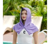 Nuevo chal de playa de enfriamiento en frío completo protección solar de verano transpirable sombrilla anti-ultravioleta sombrero de relajación protector solar ropa