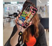 Funda de silicona Pulsera a prueba de golpes, parachoques para Xiaomi Redmi Note 11T 5G/ Poco M4 Pro 5G