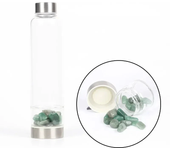 Botella de agua de cristal de cuarzo Natural creativa de 550ML, taza de piedra Irregular, varita curativa, taza Elixir infundida, piedra Natural