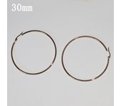 Gokadima Women Earrings 20mm-70mm Earing Hoop Small Or Large Basketball Wives Stainless Steel Hoop Earrings Party Jewelry