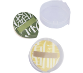 Juego De 1 Pieza De Puff De Cosméticos Con Caja De Almacenamiento Esponja De Maquillaje Suave De Cuero Genuino Uso Seco Y Húmedo Herramientas De Maquillaje
