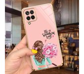 For Samsung A12 Case Samsung Galaxy A12 Back Cover Plating Soft Silicone Phone Cases For Samung A 12 SM-A125F Funda Girl Fashion