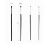 Detail Small Eyeshadow Makeup Brushes Eyebrow Brush Flat Fine Eyeliner Brush Highlights Smudge Silkworm Shadow Brush MakeUp Tool