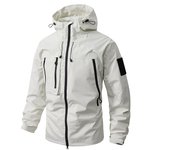 Chaqueta Esquí Montaña para Hombres en Otoño-Invierno Impermeable, Cierre Cremallera, Forro de Poliéster