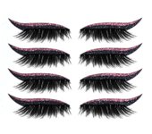 Glitter Self-Adhesive Eyeliner Eyeshadow Stickers, Double Eyelid False Eyelash, Waterproof Party Eye Makeup Stickers