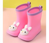 Zapatos de lluvia para niños, niños y niñas, botas de lluvia de tubo medio, bebés y niños pequeños de 1 a 6 años, zapatos de agua para niños, zapatos de goma, compañeros de clase
