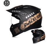 Casco integral moto mujer aire libre hombre MX Carreras de Locomotora movimiento