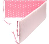 Parachoques para Cuna de Bebe, Valla de Cama de Algodón trenzada, Protector de cuna para recien nacidos antivolpes