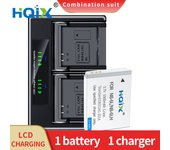 HQIX for Canon PowerShot S120 SX540 D30 S200 S90 SX530 SX700 SX600 SX510 SX240 SX170 D10 Camera NB-6L 6LH Dual Charger Battery