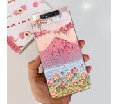 Transparent Soft TPU Phone Case For Samsung Galaxy A80 Samsung A90 Coques Women Girly Fashion Painting Funda Bumper GalaxyA80