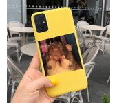 For Samsung Galaxy A51 A71 Phone Case Cute Cartoon Soft Silicone Back Cover For Samsung A51 A515F A71 A715F Candy Color Bumper