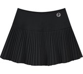 American Sle High Waist Woolen Mini Skirt Women's Autumn Winter New Commute White Pleated A-Line Short Skirt