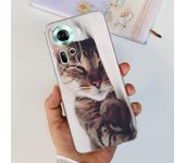 For Oppo Reno11 CPH2599 Case Reno8 T 4G CPH2599 Cover Soft TPU Clear Silicone Bumper Flower Women Fashion Coques Capa Reno 11 5G