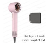 Super 220v secador de pelo, secador de pelo sin hojas, cuidado personal del cabello, herramienta de iones negativos, secadores de pelo eléctricos anión constante