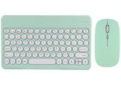 For iPad Mini 6 Air and Mouse Combo Wireless Bluetooth Russian Spanish Keyboard Teclado for Android IOS Windows Tablet