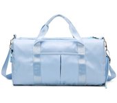 Bolso de hombro para ropa de zapatos, bolsa de almacenamiento de gran capacidad, separación seca y húmeda, bolsa de Yoga para gimnasio, bolsa deportiva cruzada, bolsa de viaje de mano