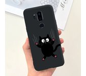 For LG G7 ThinQ Case G710 LM-G710 Soft Silicone Phone Case Cute Cat Space Man Shockproof For LG G7 ThinQ Back Cover Funda Coque
