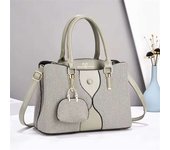 Luxury women's large capacity shoulder high-end crossbody bag, zipper polyester model 21612
