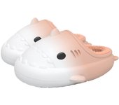 Tiburon Mujer Hombre Impermeables Zapatillas Casa Mujer Invierno Cálido Suave Zapatillas de Estar por Casa Antideslizantes