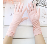 Guantes de algodón para mujer, manoplas de media longitud, estampado negro, para ciclismo, pantalla táctil fina, conducción de coche, novedad de 2024