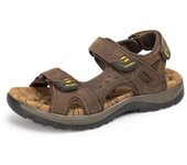 Nueva moda, zapatos de ocio de verano para hombre, sandalias de playa, sandalias de cuero genuino de alta calidad, sandalias suaves de talla grande para hombre, talla 38-48