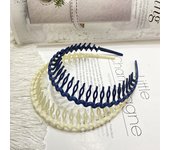 2PCS non slip plastic headband, easy to comb thin headband, versatile and fashionable, suitable for both men and women