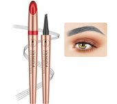 4 Tip 3D Waterproof Liquid Eyebrow Pencil Portable Long Lasting Eyebrow Pencil For Women Daily Use