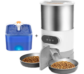 Smart Automatic Dog Cat Feeder 4.5 Liters Dry Food Dispenser Plus 2L Water Feeder Suitable For Small And Medium Pet Smart Feeder