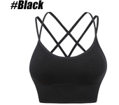 1 unidad de sujetadores deportivos de algodón para mujer, Sujetador deportivo liso con realce para trotar, gimnasio, Sujetador deportivo para mujer, ropa interior para chica, Fitness, correr, Yoga, Top deportivo