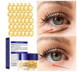 New 30pcs Hyaluronic Acid Capsules Firming Lifting Fade Fine Line Remove Dark Circles Vitamin E Whitening Moisturizing Eye Care